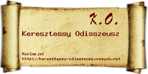 Keresztessy Odisszeusz névjegykártya